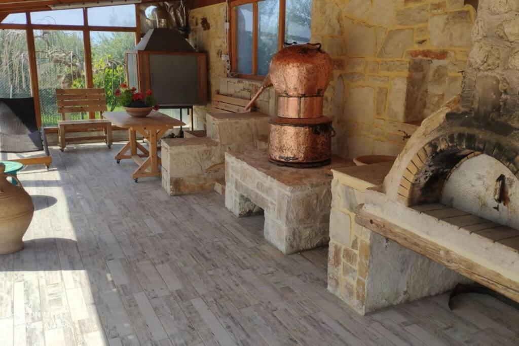 Stonehouse Olivelia - Afrathias Beach Tympáki Dış mekan fotoğraf