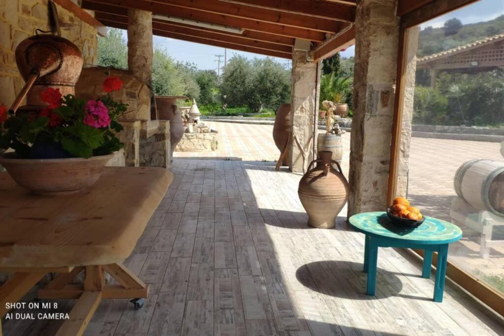Stonehouse Olivelia - Afrathias Beach Tympáki Dış mekan fotoğraf